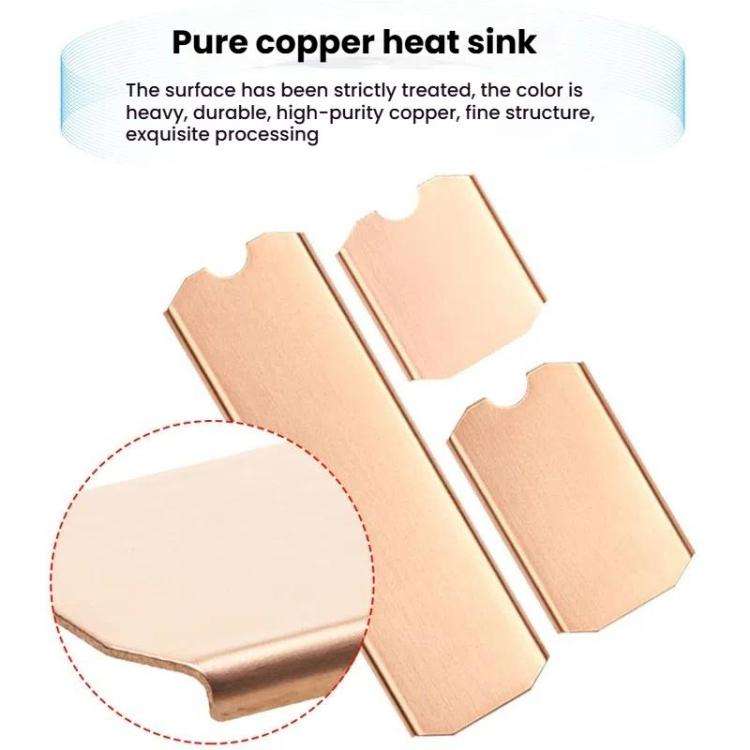 FinalCool M.2 2280 Pure Copper SSD Heat Sink for Game Consoles / Laptops / Mini Hosts