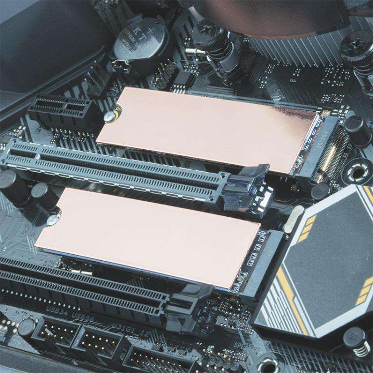 JEYI  icopper-One M.2 2280 NVME SSD Pure Copper Heatsink Radiator For Laptops / PCs