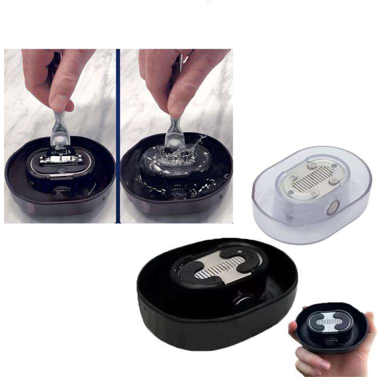 Razor Rinser No Batteries Need Save Water Shaver Cleaner(Transparent)