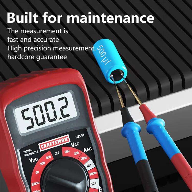 MaAnt P23A Multimeter Pens Pointed Silicone Cord Frostproof Detachable Stainless Steel Test Pen A...