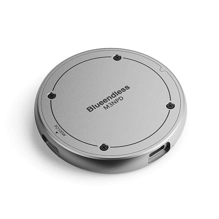 Blueendless M3NPD M.2 NVMe 2230/2242 Magnetic Phone Hard Disk Box with PD Charging Port
