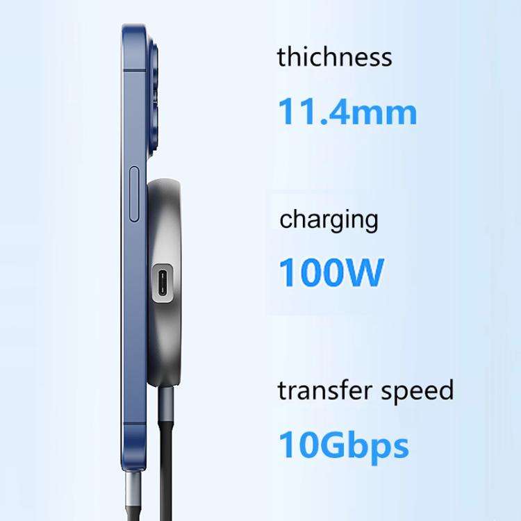 Blueendless M3NPD M.2 NVMe 2230/2242 Magnetic Phone Hard Disk Box with PD Charging Port