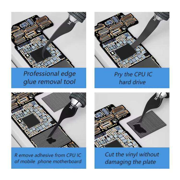 MaAnt MY-102 4 In 1 Blade Pry IC / CPU Hard Disk Blade Cell Phone Motherboard Repair Scraping Gum...