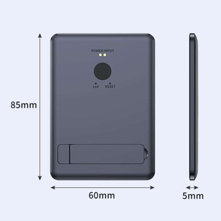 T1 AI Large Model Slim Card Magnetic Translator Audio Transcription Equipment(Dark Gray)