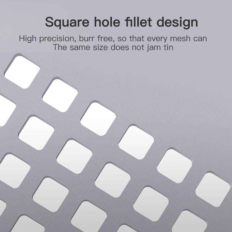 MaAnt Multifunctional Universal Net High Temperature 0.3/0.35/0.4/0.5 Pitch Square Hole Round Cor...