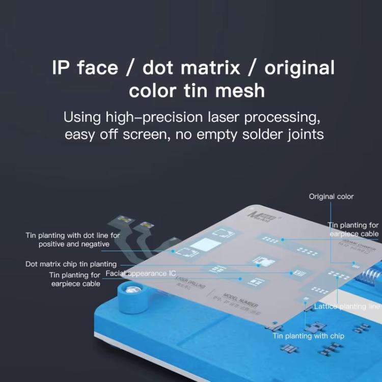For iPhone 11-16 Series MaAnt MR-01 Facial Dot Matrix All-In-One Repair Clamping Platform Facial ...