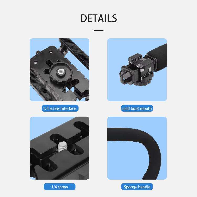 For DJI Flip CQT  U-shape Handheld Stabilizer Kit For Cinematic Shots, Wedding Videography & Dail...