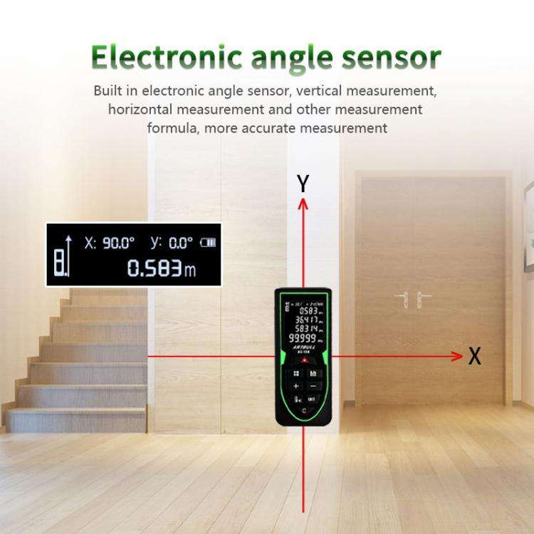 ARTBULL Laser Distance Meter Handheld Room Measuring Instrument Electronic Ruler(100m)