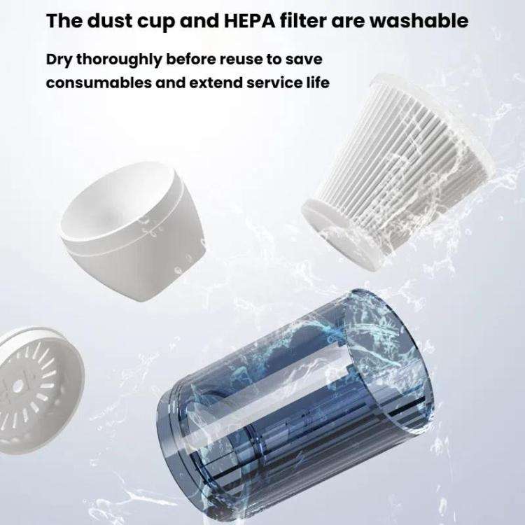Portable Wireless Car Vacuum Cleaner Small Chargeable Handheld Wet / Dry Large Suction Household ...