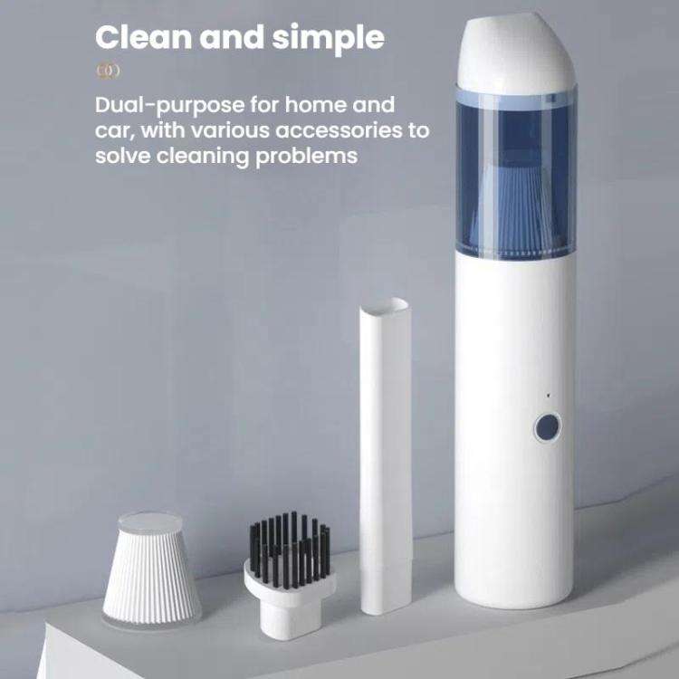 Portable Wireless Car Vacuum Cleaner Small Chargeable Handheld Wet / Dry Large Suction Household ...