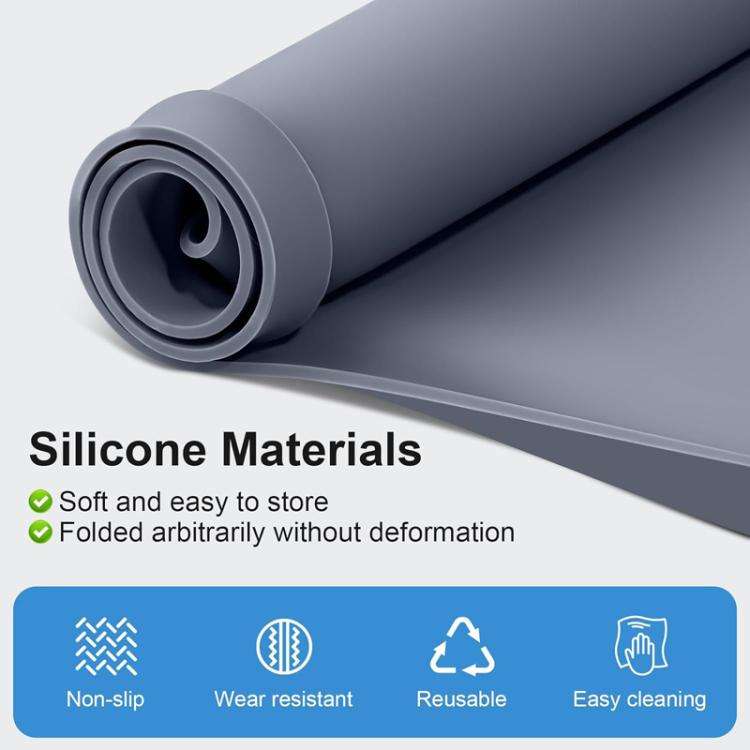 Multifunctional Refrigerator Washing Machine Top Silicone Non-Slip Waterproof Placemat, Style: 60...
