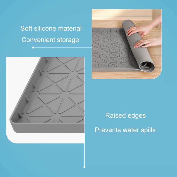 71 x 56 x 2cm Kitchen Under Sink Waterproof Anti-Slip Anti-Grease Heat Insulation Drainage Mats(B...