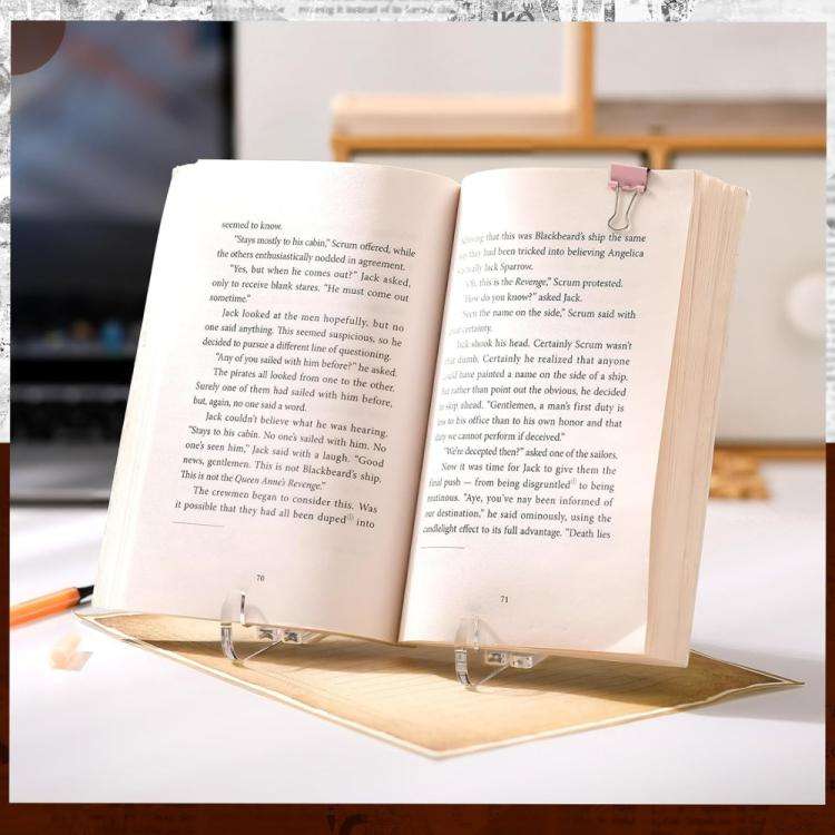 Acrylic Photo Frame Book Picture Plate Stand, Specifications: 1set