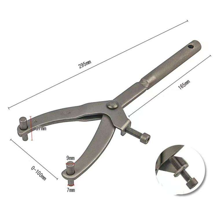 Motorcycle Scooter Flywheel Wrench Belt Pulley Disc Magneto Clutch Removal and Installation Fixin...
