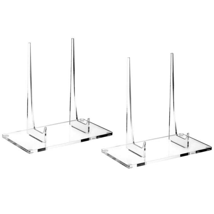 Acrylic Photo Frame Book Picture Plate Stand, Specifications: 2sets