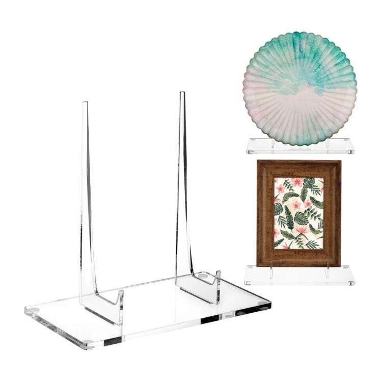 Acrylic Photo Frame Book Picture Plate Stand, Specifications: 1set
