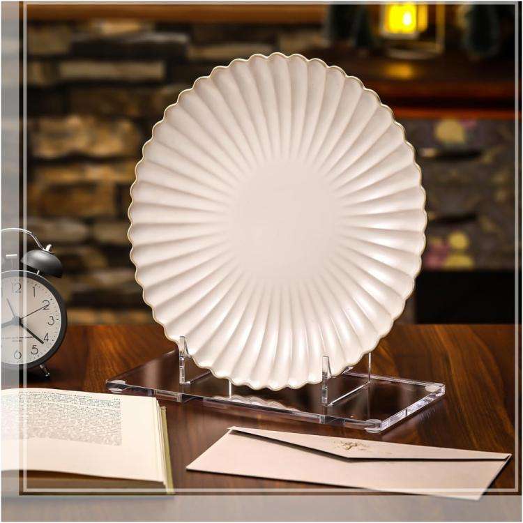Acrylic Photo Frame Book Picture Plate Stand, Specifications: 1set