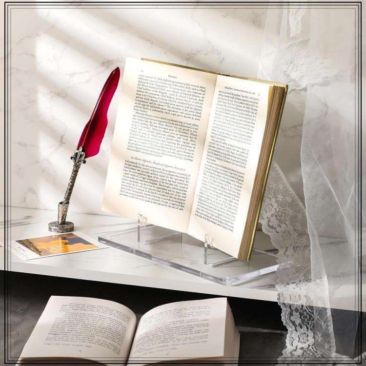 Acrylic Photo Frame Book Picture Plate Stand, Specifications: 1set