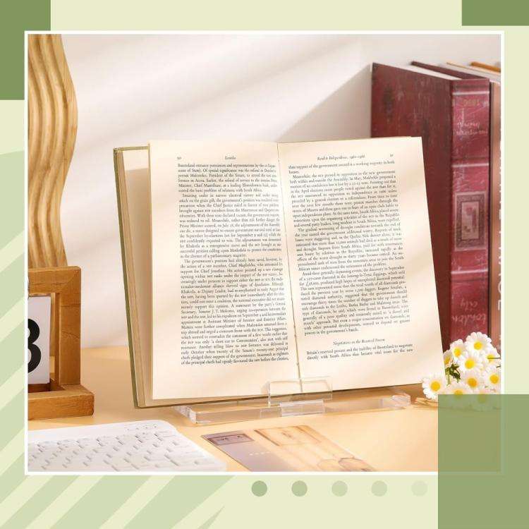 Acrylic Photo Frame Book Picture Plate Stand, Specifications: 2sets