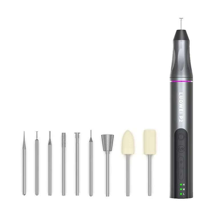 LUOWEI P2 With 8 Grinding Heads Intelligent Grinding Pen Handheld Small Electric Grinding and Eng...