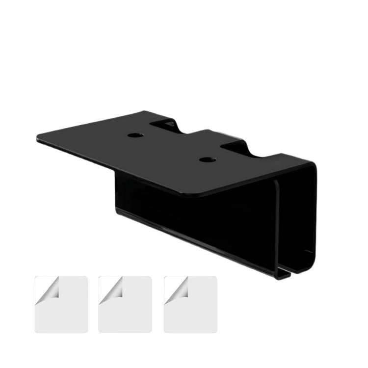 Acrylic Wall-mounted Bathroom Electric Toothbrush Holder(Black)