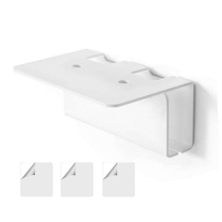 Acrylic Wall-mounted Bathroom Electric Toothbrush Holder(White)