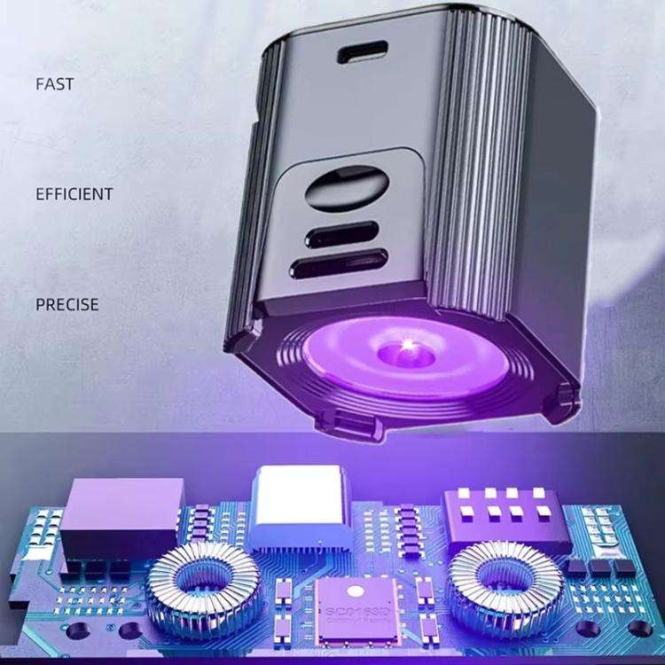 LUOWEI Cell Phone Repair UV Glue Curing Lamp LED UV Green Oil Curing Shadowless Glue Purple Light