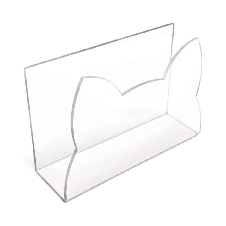 Acrylic Cat-Shaped Mail Sorting Desktop Envelope Rack(YX155)