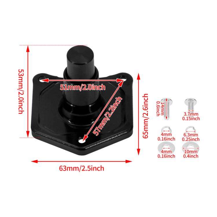 For Harley Motorcycle Modification Starter Switch Solenoid Valve Cover(Electroplating)