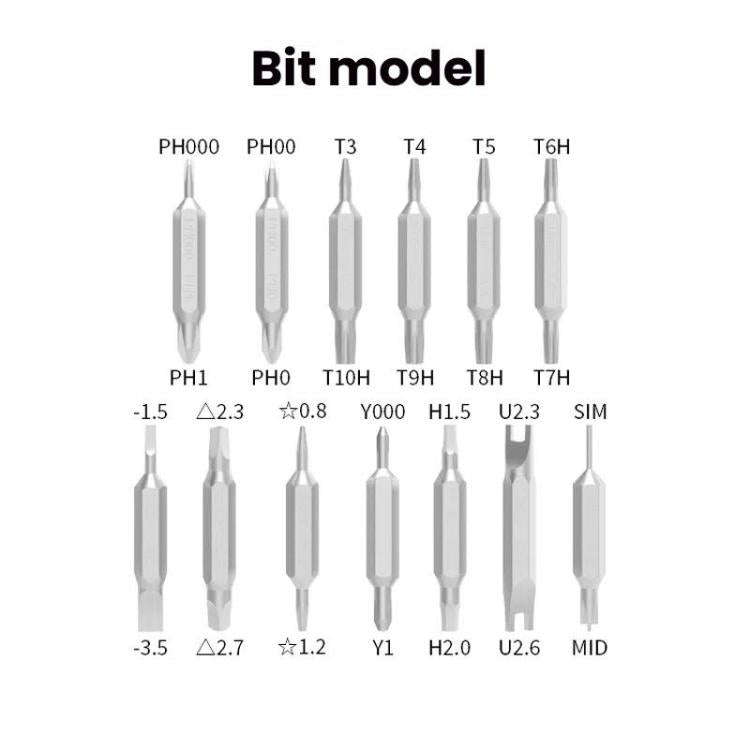 27 In 1 Dual Bits Precision Screwdriver Tool Kit Mini Mobile Phone Computer Eyeglasses Repair Too...