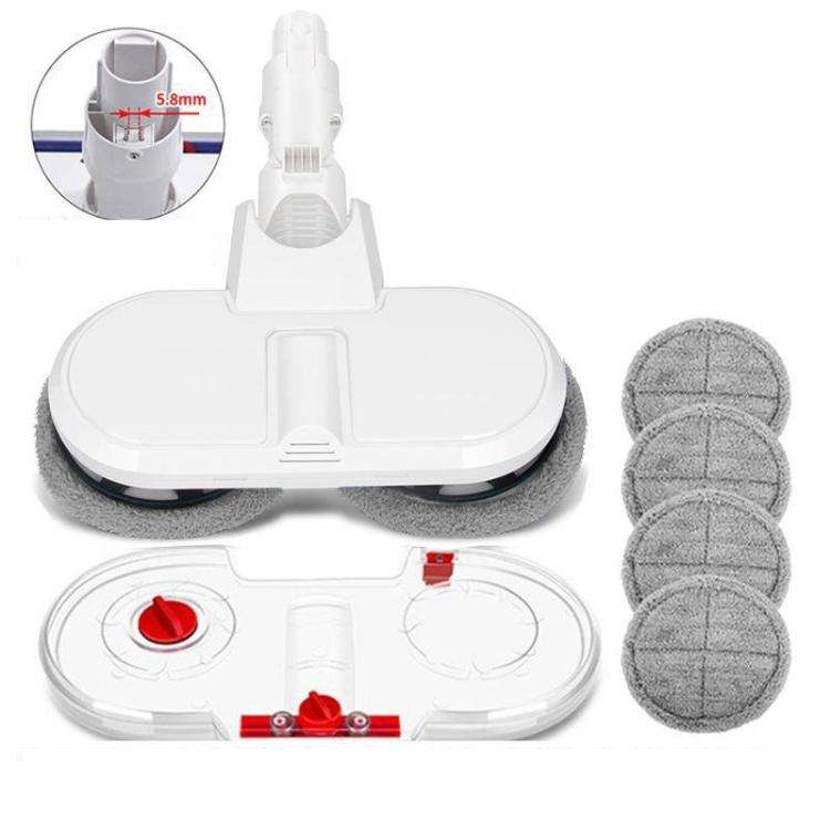 Electric Mop Head With Water Tank for Xiaomi Dreame / Dyson Handheld Vacuum Cleaner Narrow 6 Gray...