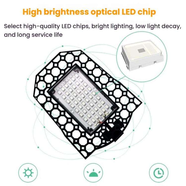216 LEDs Five Leaf Foldable Transformable LED Plant Light Greenhouse Nursery Red and Blue Plant F...