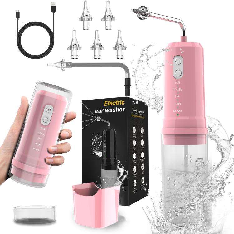 Portable Electric Ear Cleaner Earwax Remover Ear Cleaner(Pink)