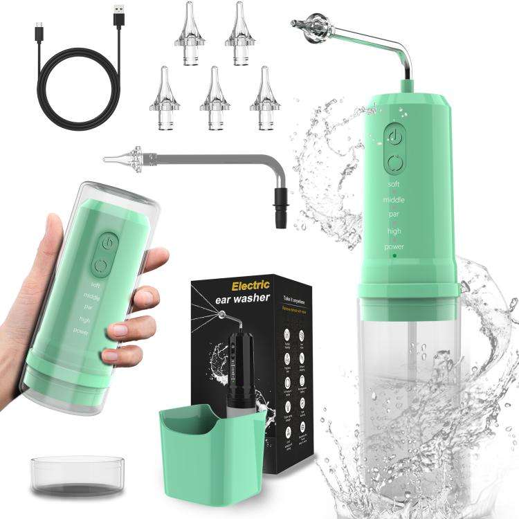 Portable Electric Ear Cleaner Earwax Remover Ear Cleaner(Green)