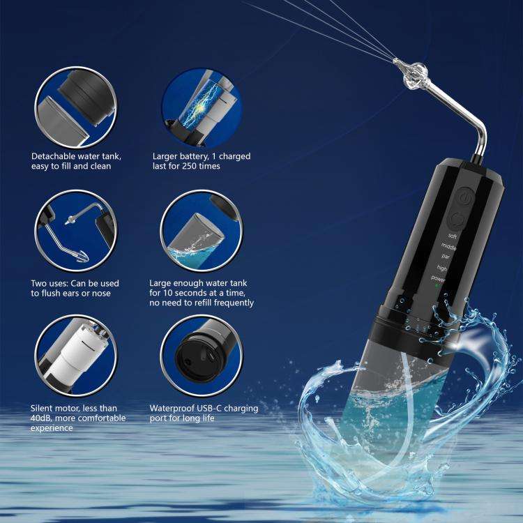 Portable Electric Ear Cleaner Earwax Remover Ear Cleaner(White)