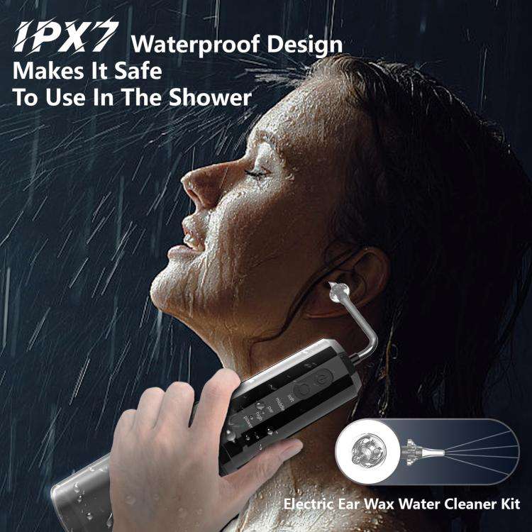 Portable Electric Ear Cleaner Earwax Remover Ear Cleaner(Black)