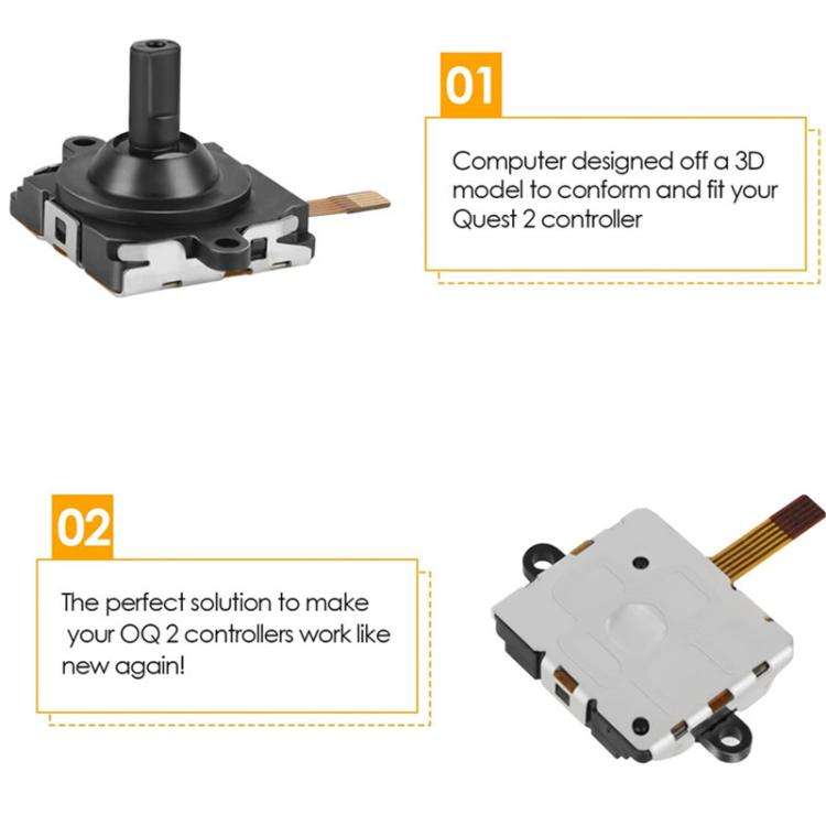 10 In 1 A Type For Quest 2 Repair Tool Set Handle Joystick Replacement Parts