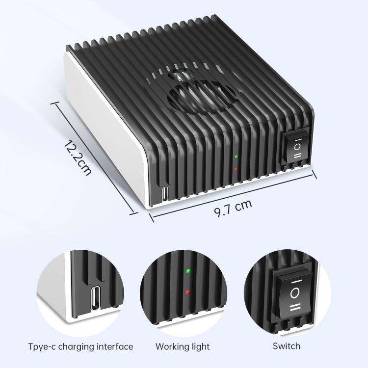 Car High-power Ultrasonic Mouse Repeller Portable Outdoor Animal Repeller(White)