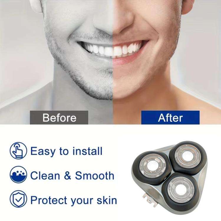 For FLYCO FS907 Whole Head Shaving Razor Blade Head Accessories Replacement Parts