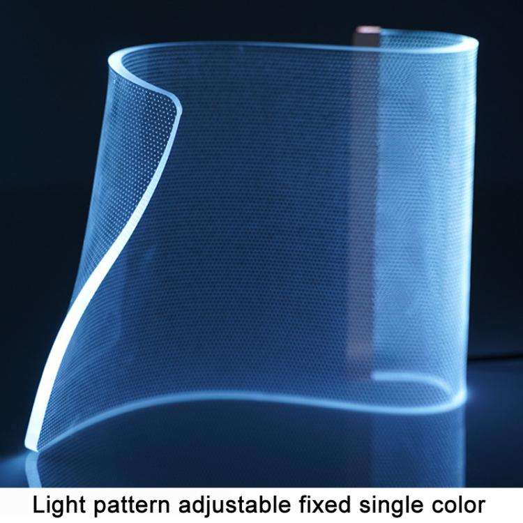 LED Light Guide Acrylic Ambient Desk Lamp Gaming Room Bedroom USB Pickups Rhythmic RGB Novelty La...