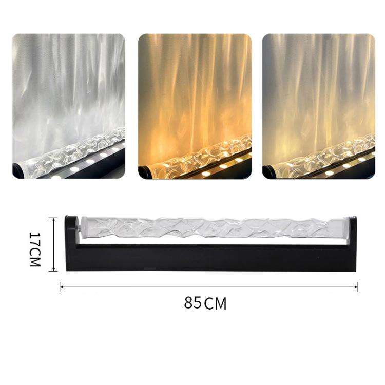 85cm 3D Dynamic Water Ripple LED Light Background Wall Hotel Restaurant KTV Bar Ambient Lamp Proj...
