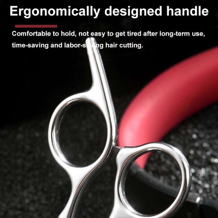 Stainless Steel Haircutting Scissors Set Hair Cutting Tools, Spec: 10-in-1 Half-gold