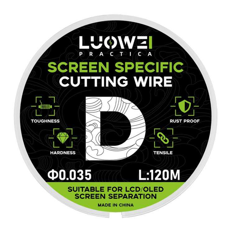 LUOWEI 120M Cell Phone LCD Screen Separation Line High Hardness Cutting Diamond Wire, Spec: D 0.0...