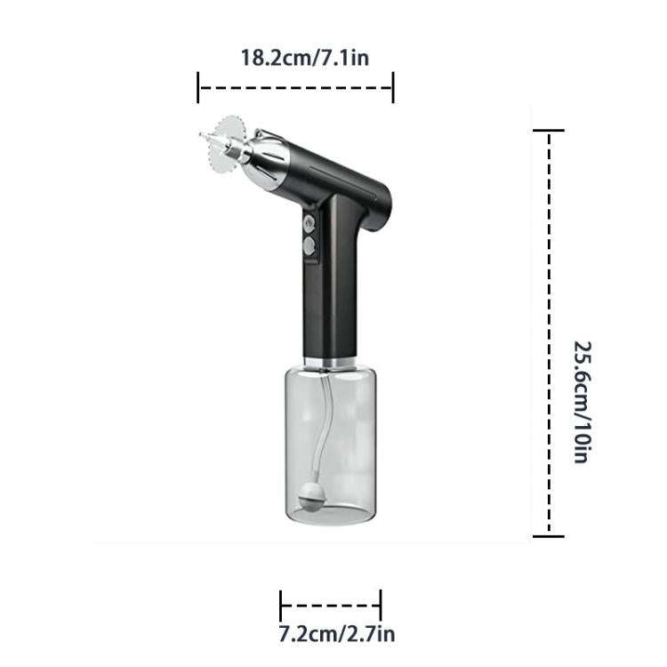 LED Light Low-noise and High-endurance Ear Cleaner Rechargeable Earwax Remover(Black)
