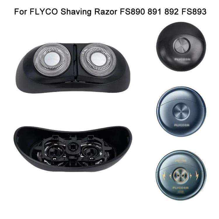 For FLYCO Shaving Razor FS890 891 892 FS893 Replacement Blade Head Accessories, Style: 2pcs Axle ...