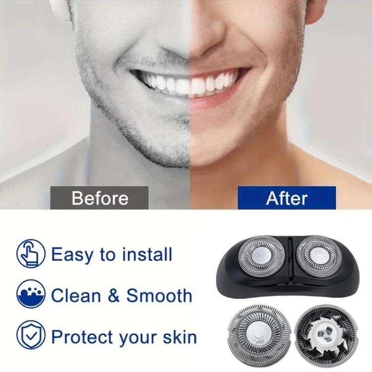 For FLYCO Shaving Razor FS890 891 892 FS893 Replacement Blade Head Accessories, Style: 2pcs Axle ...
