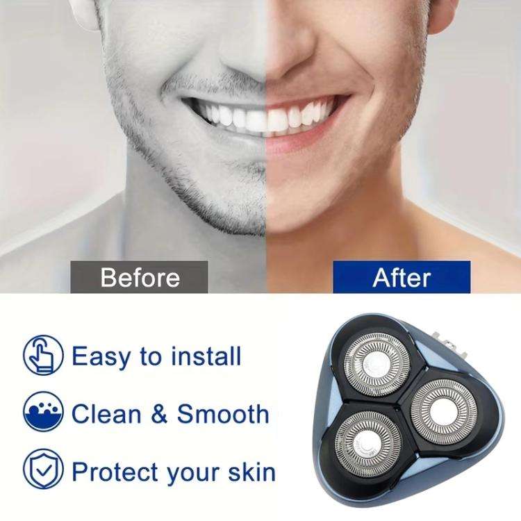 For FLYCO FS311 Whole Head Shaving Razor Blade Head Accessories Replacement Parts
