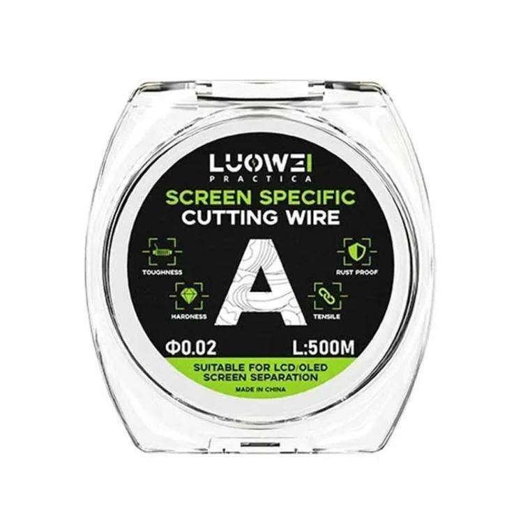 LUOWEI 500M Steel Wire Cell Phone Screen Separation Wire Cutting Wire, Spec: A 0.02mm
