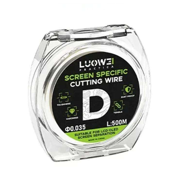 LUOWEI 500M Steel Wire Cell Phone Screen Separation Wire Cutting Wire, Spec: D 0.035mm