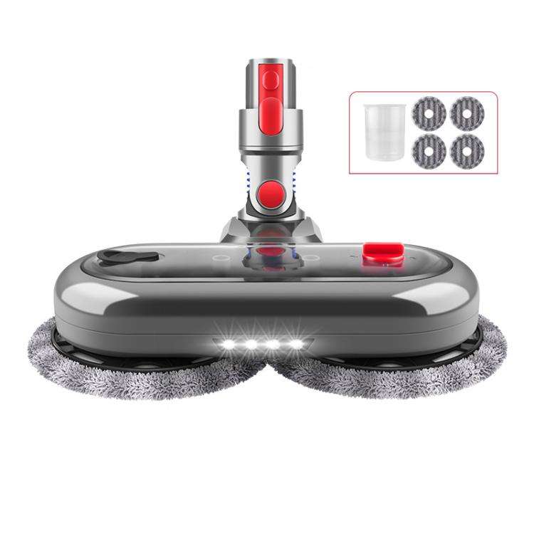 Electric Mop Head Attachment For Dyson V15 / V11 / V10 / V7 / V8 Vacuum Cleaner With 4 Rags